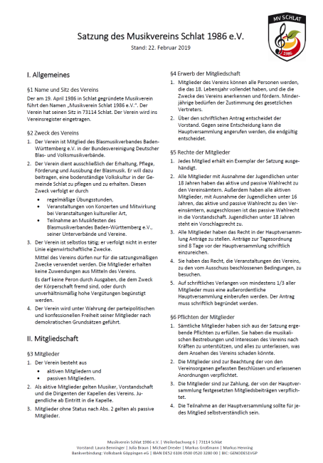 Satzung herunterladen